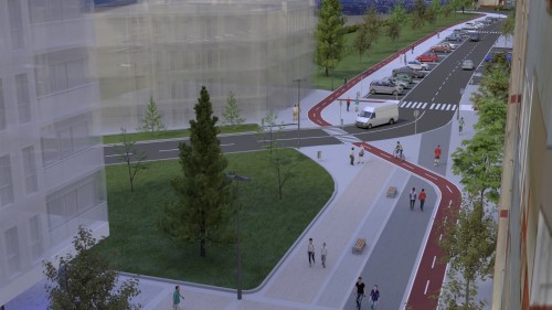 Leioako EAJ-PNVk Lamiakoko Bulebarreko obren hasiera auzoa biziberritzeko funtsezko aurrerapausotzat jo du