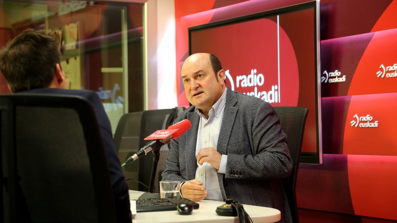 Andoni Ortuzar en Radio Euskadi 20181213