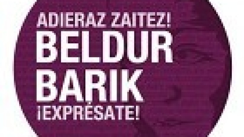 Amorebieta-Etxanoko Udaleko Berdintasun arloak indarkeria sexistaren aurkako Beldur Barik Adierazi lehiaketarekin bat egin dau