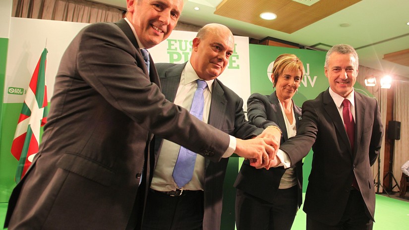 “EAJren konpromisoak: Enplegua, Euskadiren defentsa, Ongizatea eta bakea”