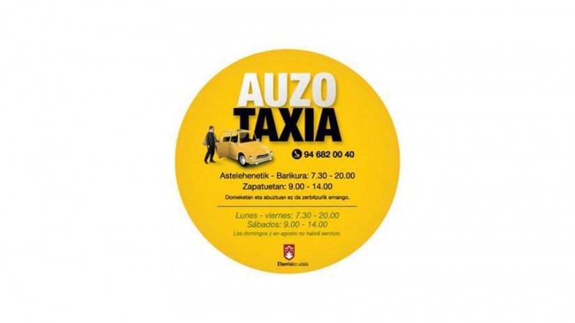 Elorrioko auzo-taxi zerbitzua finkatu egin da, azken urtean 1.900 bidaia baino gehiago eginez