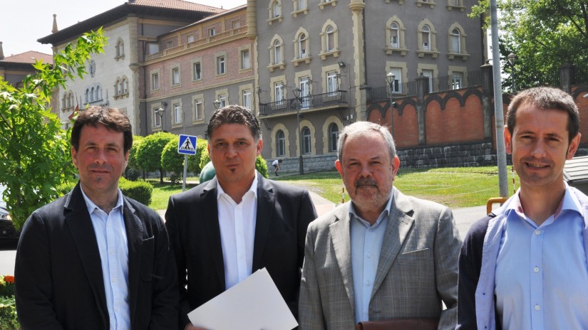 Asier Iragorri, Andoni Busquet, Pedro Azpiazu y Ai