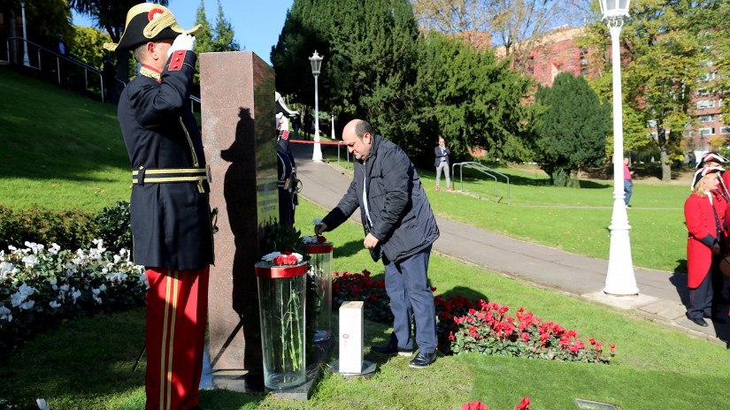 Memoriaren Egunaren kariaz gaur egin diren ekitaldi guztietan izan da EAJ-PNV