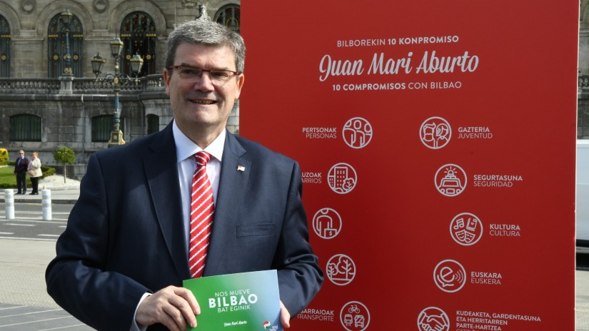 Juan Mari Aburto ha dado a conocer sus 10 compromisos para que Bilbao siga siendo una ciudad 10