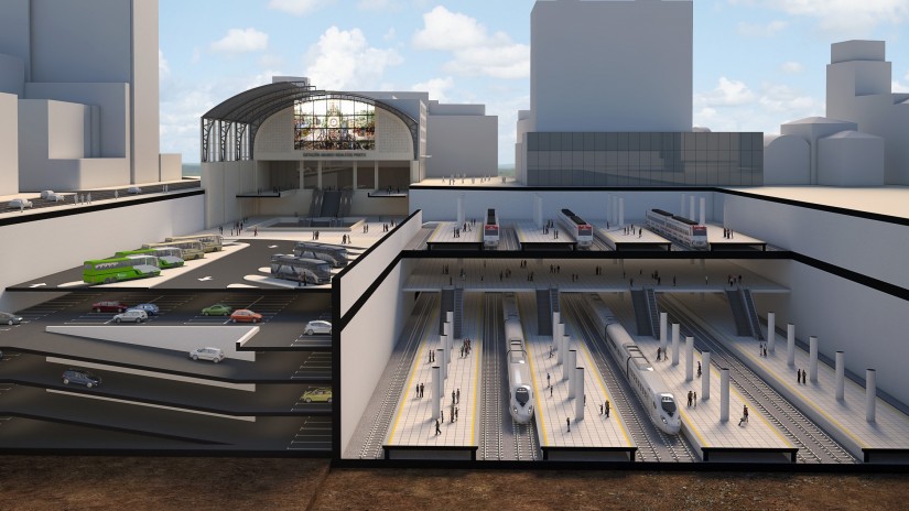 Abiadura Handiko Trenak ez du atzera bueltarik Bilbon