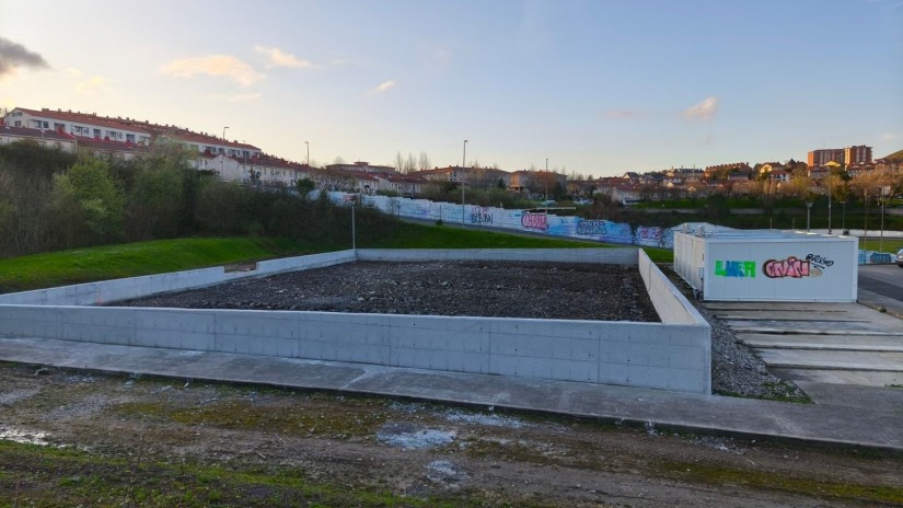 EAJ-PNV de Abanto Zierbena pone en valor el nuevo espacio deportivo para jóvenes en Gallarta