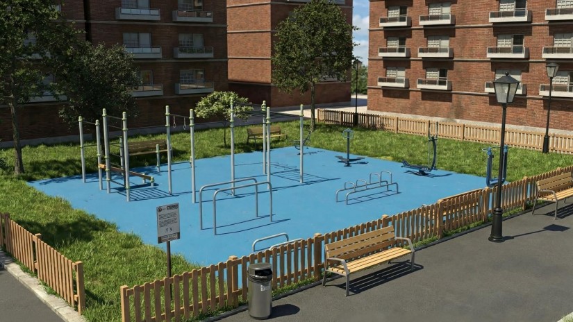 EAJ-PNV de Gorliz impulsa un nuevo parque de calistenia en Ondargane