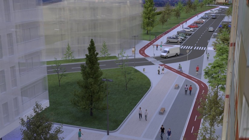 Leioako EAJ-PNVk Lamiakoko Bulebarreko obren hasiera auzoa biziberritzeko funtsezko aurrerapausotzat jo du