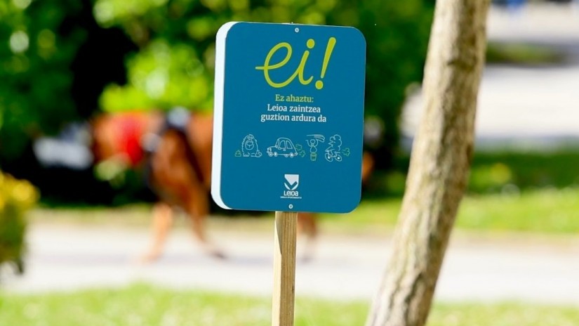 EAJ-PNV de Leioa se suma a la campaña municipal de civismo para reforzar la convivencia y el cuidado del espacio público