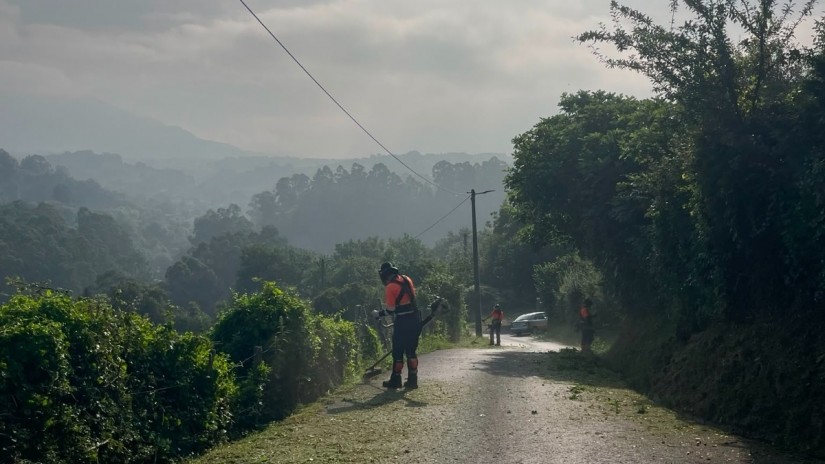 EAJ-PNV destaca la apuesta por el cuidado integral de Abanto Zierbena con el refuerzo del mantenimiento de caminos y zonas verdes
