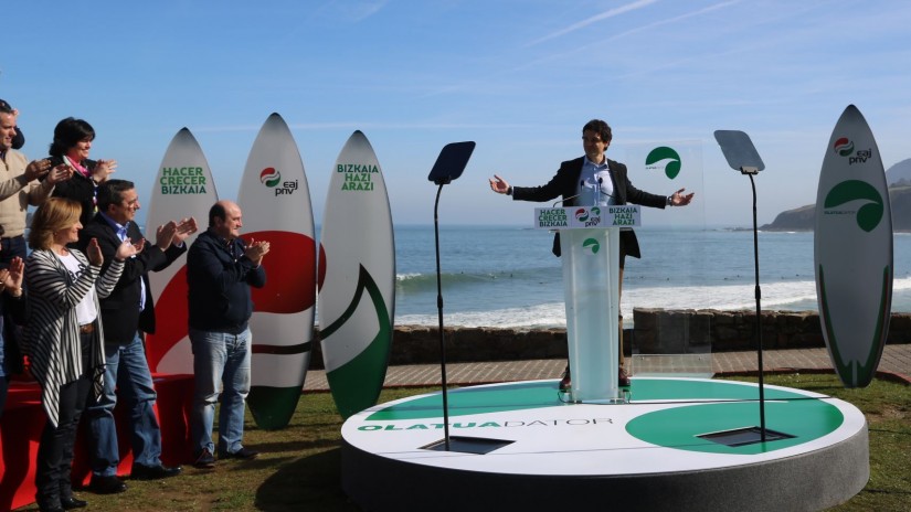 Unai Rementeria presenta la candidatura de EAJ-PNV a Juntas Generales como una ola de ilusión y cambio que va a hacer crecer Bizkaia