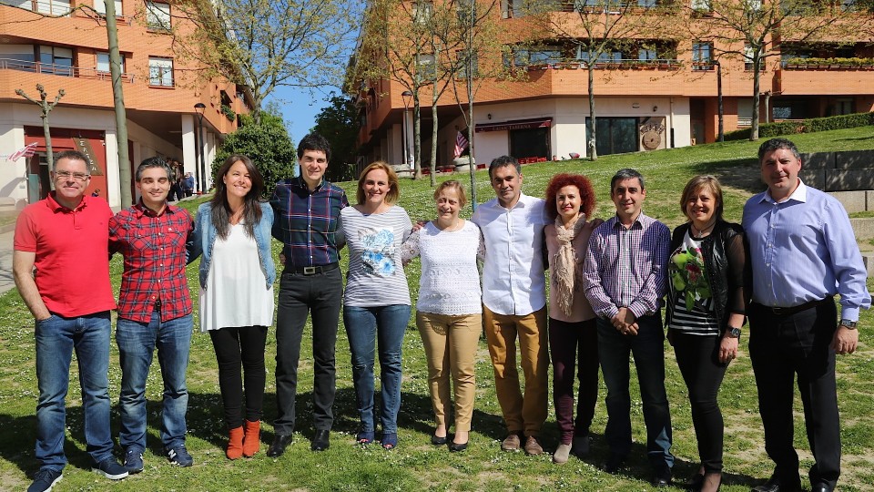 Uribe Kostako hautagaien aurkezpena