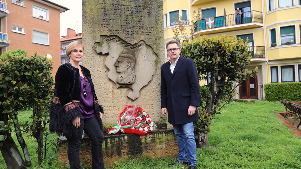 Homenaje al Lehendakari Agirre