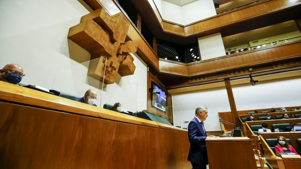 Eusko Jaurlaritzako lehendakaria hautatzeko osoko bilkura - 2020