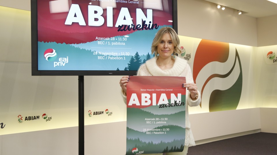 Mireia Zarate - EAJ-PNVren VIII. Batzar Nagusiaren aurkezpena