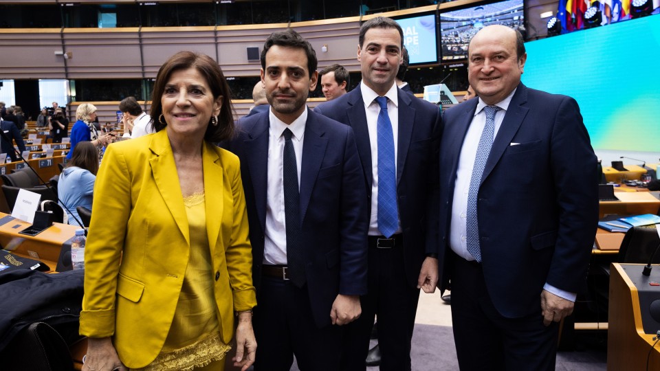 Global Europe Forum 2024 - Andoni Ortuzar, Imanol Pradales, Izaskun Bilbao Barandika, Mikel Burzako