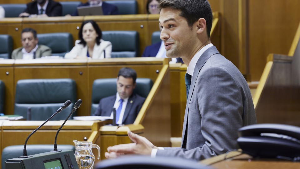 Joseba Díez Antxustegi - Sesión de designación del Lehendakari