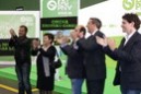 Jose Luis Bilbao, Xabier Legarreta y Andoni Ortuzar en Bermeo