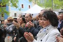 Andoni Ortuzar e Itxaso Atutxa en el 35 aniversario batzoki de Lekeitio