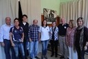 Ortuzar y Atutxa junto con otros miembros del EBB y Maria Uribe en el último lunes de Gernika