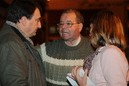 Aitor Esteban, Pedro Azpiazu y Amaia del Campo en Barakaldo