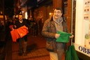 Aitor Esteban, Pedro Azpiazu y Amaia del Campo en Barakaldo