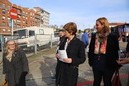 Itxaso Atutxa, Pilar Ardanza y Jabier Aranburuzabala en Portugalete