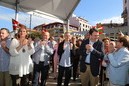 Acto en Getxo. Aitor Esteban, Iñigo Urkullu y Andoni Ortuzar (11-06-2016)