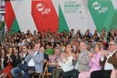 Acto en Getxo. Aitor Esteban, Iñigo Urkullu y Andoni Ortuzar