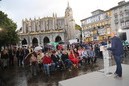 Lekeitioko mitina  Josu Erkoreka Itxaso Atutxa, Koldo Goitia