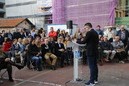 Presentación candidatura Getxo. Imanol Landa, Amaia Agirre, Itxaso Atutxa 