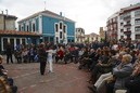 Presentación candidatura Getxo. Imanol Landa, Amaia Agirre, Itxaso Atutxa