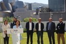 CEUS Europako Hauteskundeetarako Koalizioaren aurkezpena Izaskun Bilbao Barandica (EAJ-PNV), Luis Padilla (CC), Juan Carlos Piñeiro (CxG), Daniel Innerarity (GB), María del Mar Llaneras (El Pi) y Llui