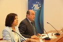 CEUS Europako Hauteskundeetarako Koalizioaren aurkezpena  Izaskun Bilbao Barandica (EAJ-PNV), Luis Padilla (CC), Juan Carlos Piñeiro (CxG), Daniel Innerarity (GB), María del Mar Llaneras (El Pi) y Llu