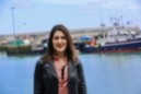 Oihane Agirregoitia alturako flotarekin - Ondarroa