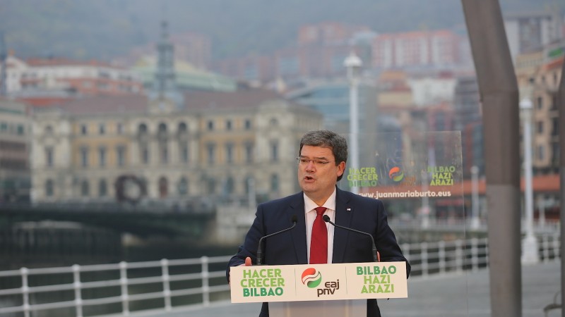 Bilboko hautagaitzaren aurkezpena - Juan Mari Aburto Bilboko hautagaitzaren aurkezpena - Juan Mari Aburto