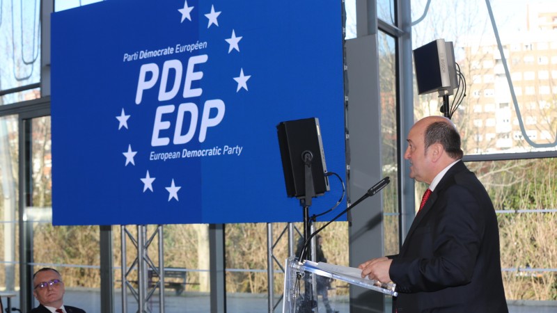 Europako Alderdi Demokrata (EAD) Bilbon - Andoni Ortuzar
