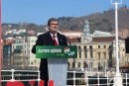 Presentación de Juan Mari Aburto Rique como candidato a la alcaldía de Bilbao por EAJ-PNV