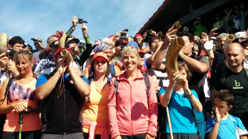 Euzko Abertzaleak taldeko kideak izan dira gaur Kolitza mendian ohikoa dan Batzarretarako deian parte hartzeko Euzko Abertzaleak taldeko kideak izan dira gaur Kolitza mendian ohikoa dan Batzarretarako deian parte hartzeko
