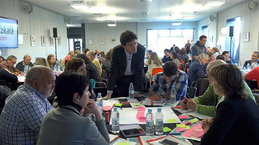 Unai Rementeria Txorierri eta Mungialdeko biztanleekin elkartu da Unai Rementeria Txorierri eta Mungialdeko biztanleekin elkartu da