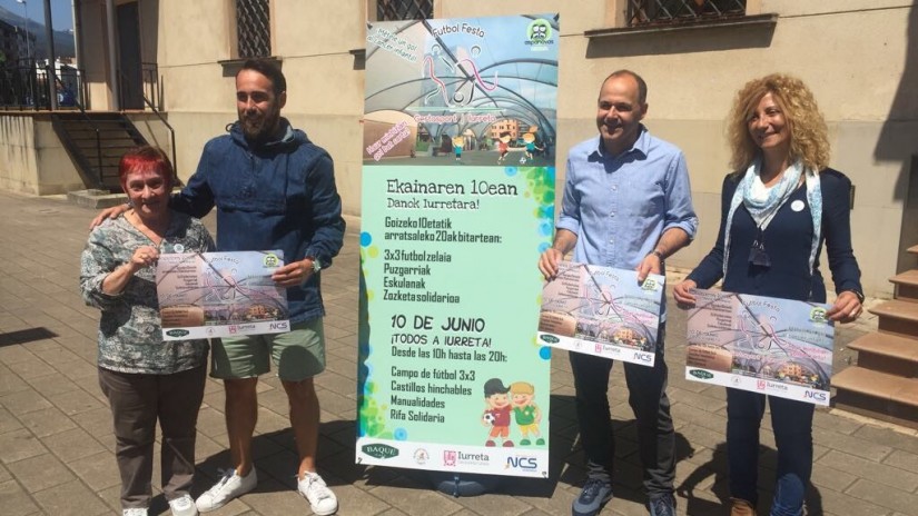 Iurretak umeen minbiziari gol askoz irabazi nahi dio Iurretak umeen minbiziari gol askoz irabazi nahi dio