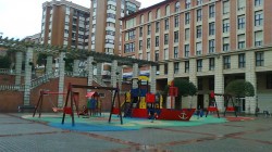 Jolas parkeen estalkia aukeratu ahal izango da Leioan