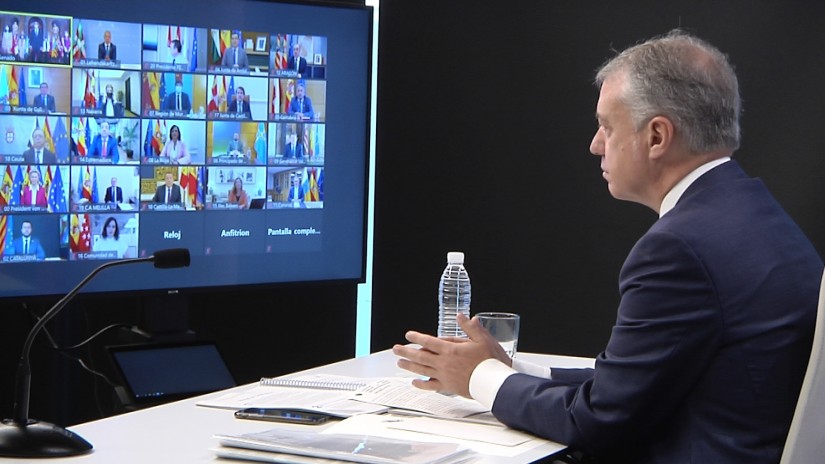 Urkullu Lehendakariak elkarlaneko gobernantza eta subsidiaritatea defendatu ditu, autonomia-erkidegoek krisialditik irteteko parte-hartze aktiboa izan dezaten planteatuz Urkullu Lehendakariak elkarlaneko gobernantza eta subsidiaritatea defendatu ditu, autonomia-erkidegoek krisialditik irteteko parte-hartze aktiboa izan dezaten planteatuz