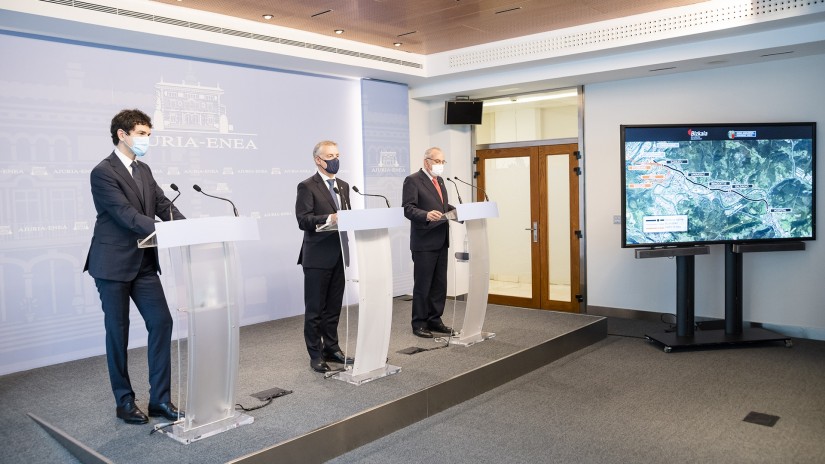 Eusko Jaurlaritzak eta Bizkaiko Foru Aldundiak Galdakaorako metroaren 5. linea beren baliabideekin bultzatzea adostu dute Eusko Jaurlaritzak eta Bizkaiko Foru Aldundiak Galdakaorako metroaren 5. linea beren baliabideekin bultzatzea adostu dute