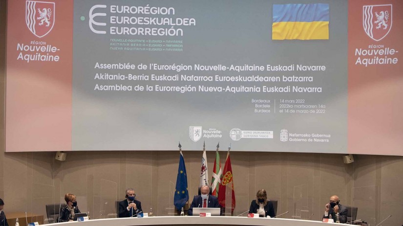 Urkullu Lehendakariak nabarmendu du Euroeskualdeak pandemian erantzuteko eta egokitzeko gaitasuna duela Urkullu Lehendakariak nabarmendu du Euroeskualdeak pandemian erantzuteko eta egokitzeko gaitasuna duela