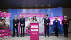 Emakumeen kontrako indarkeriaren aurrean gizonei zuzentzen den kanpaina bateratua egin dute euskal erakundeek